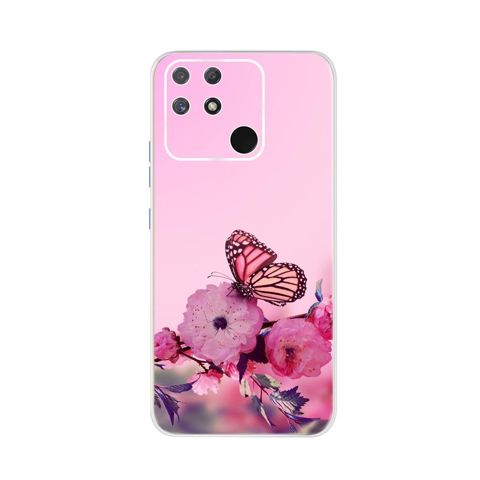 Weiche Silikonhülle Für Raelme Narzo 50A RMX3430 HandyhülleTransparente TPU-Abdeckung Für Realme Narzo50a 50 A 6.5" Rückseiten Hüllen Bumper