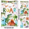 Cartoon Dinosaur Portable Favor Bags 10/30/60Pcs Plastic Treat Bags for Kids Baby Shower Party Supplies