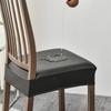 1PC Waterproof PU Leather Chair Seat Cover Dining Room Chairs Covers Removable Elastic Cushion Covers for Banquet El Chair