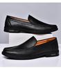Men's Plus Size Summer Cowhide Casual Loafers - Slip-On Leather Driving Shoes