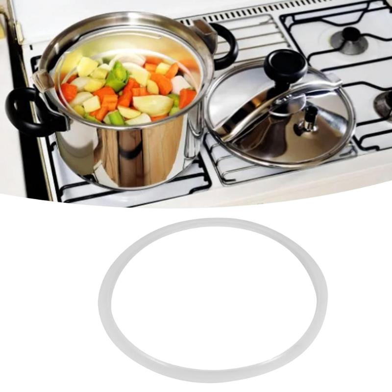 2Pcs Silicone Gaskets for Pressure Cookers Dishwasher Safe Food Grade Leakproof Replacement Gasket 32mm Diameter