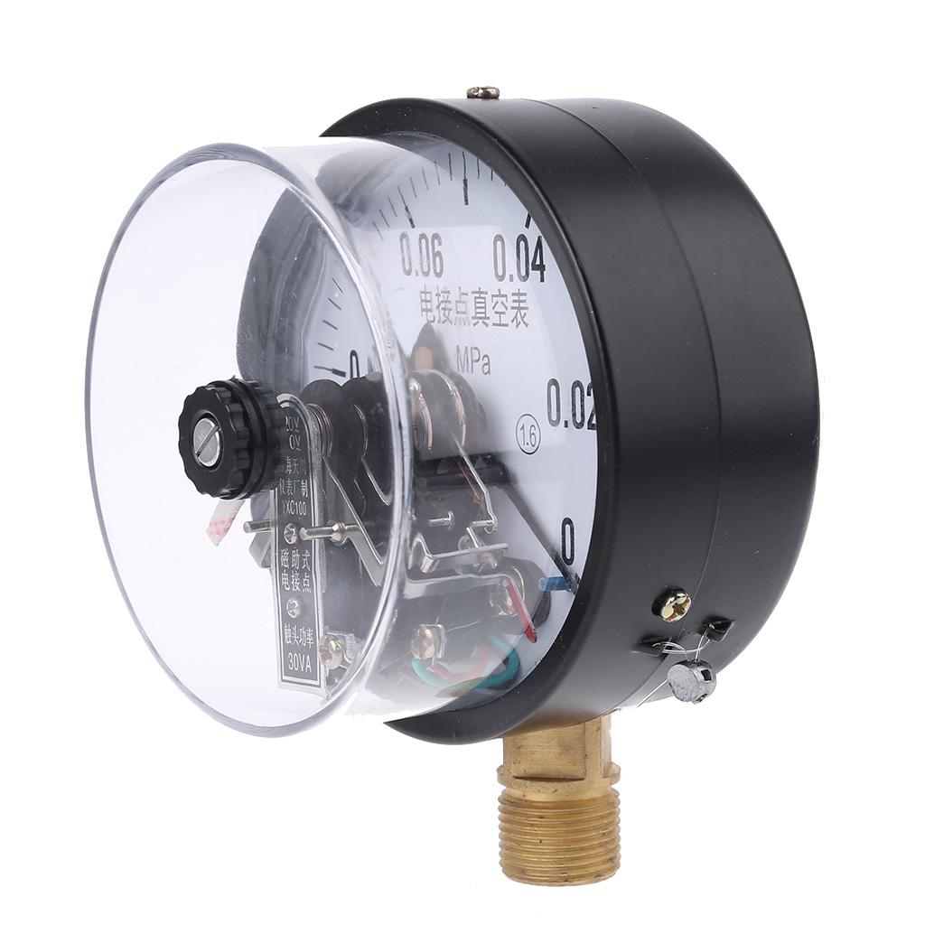 Professional 30VA Magnetic-assisted Electric Contact Pressure Gauge Control Water Pump Switch Vacuum 0-1.6mpa 40mpa