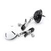 Nipple Clamps with White/Black Bells
