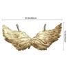 Erwachsenen Engel Flügel Accessoire Engel Flügel Kostüm Elegante goldene Engelsflügel für Erwachsene Kinder Karneval Maskerade für Halloween