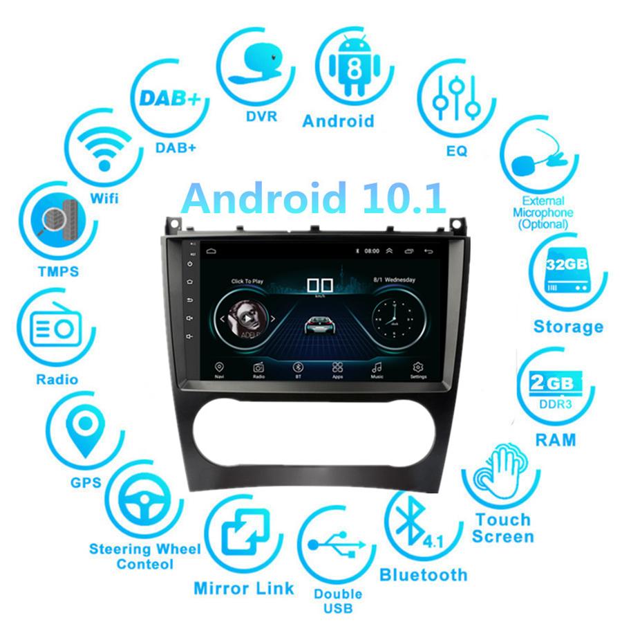 

9 Car Stereo Radio Wifi For Mercedes Benz C CLK CLC G W203 W209 W463 W/Canbus