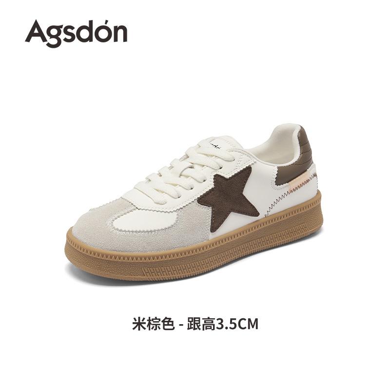 Augustine platform German training shoes women's 2025 new autumn retro star ballet Forrest Gump casual sports shoes