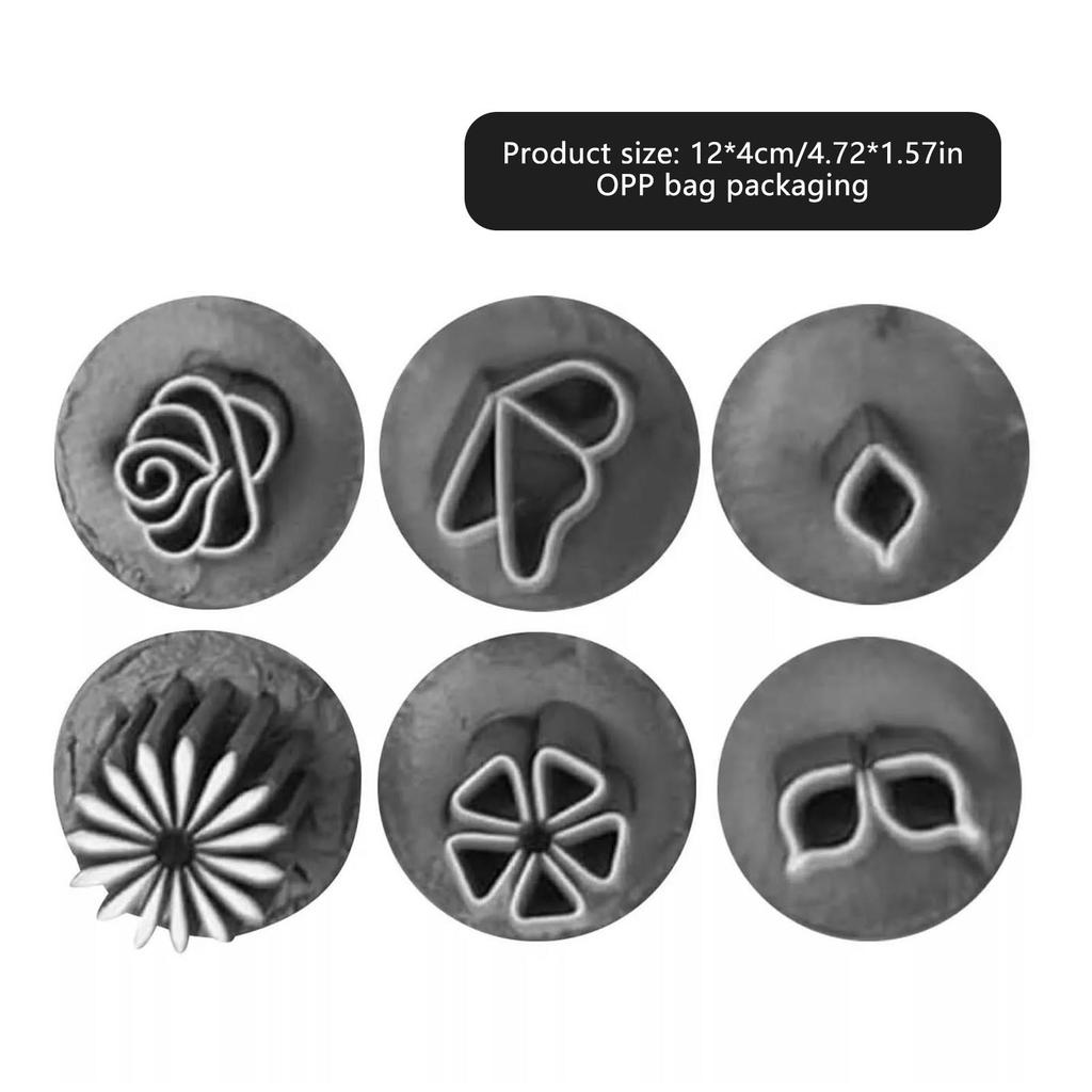 6pcs Nail Art Stamp Pen Set Nail Graffiti French Tip Maker Stencil for Women Girls Home DIY Nail