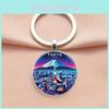 Tokyo Fuji Mountain Keyring With Silver Zinc Alloy For Gift Giving