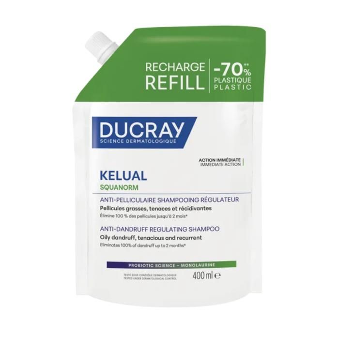 Anti-pelliculaire Shampoing antipelliculaire rafraîchissant KELUAL SQUANORM 400 ml
