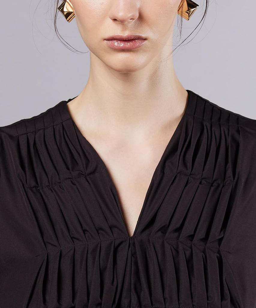 Standard Typewriter Puff Sleeve Dress [Double Clothing] Sov.