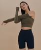 CONCHWEAR Cutoff Sleeve Padded Top (Khaki)