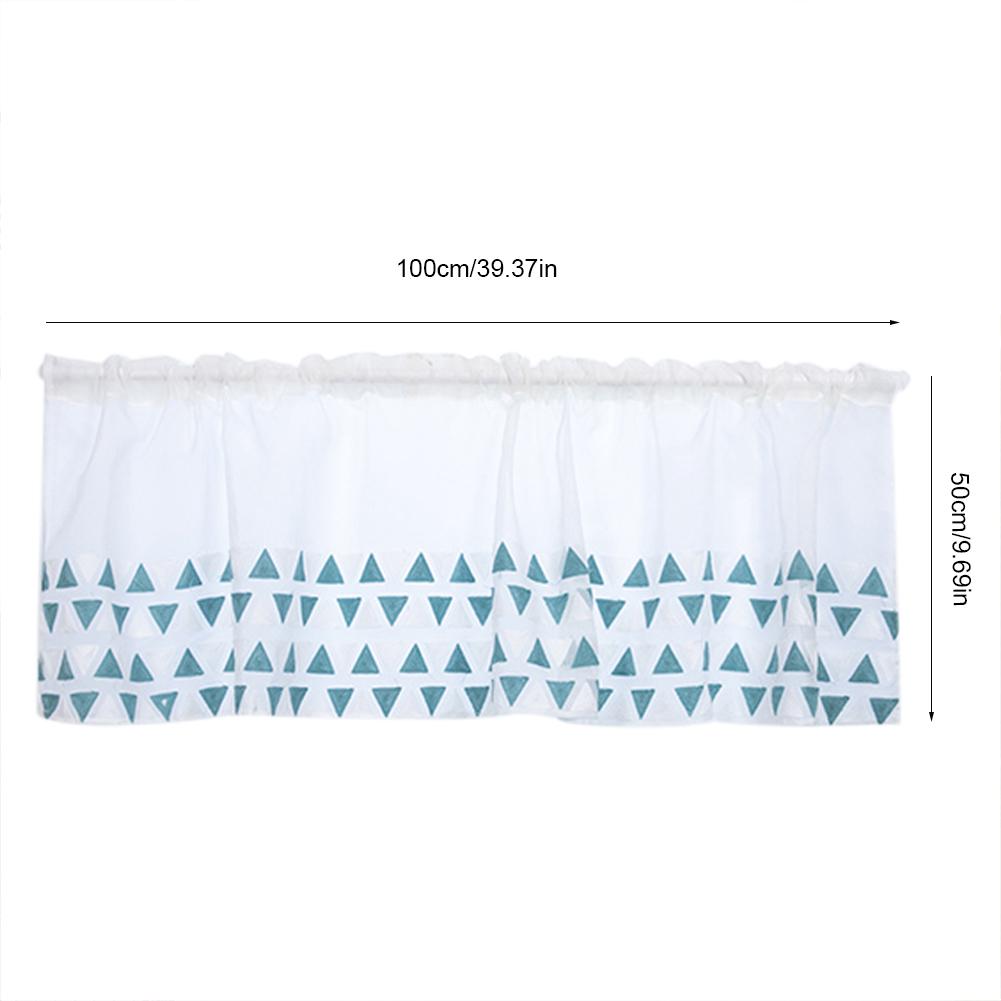 Poziomy kuchenne Szafka Zasłona Okna Krótka Zasłona Półokna Leczenie