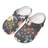Art Printed EVA Walking Clogs Unisex Flexible Ventilated Travel Use Slip On Beach Garden Daily Walking Daily Shoes Leisure Wear