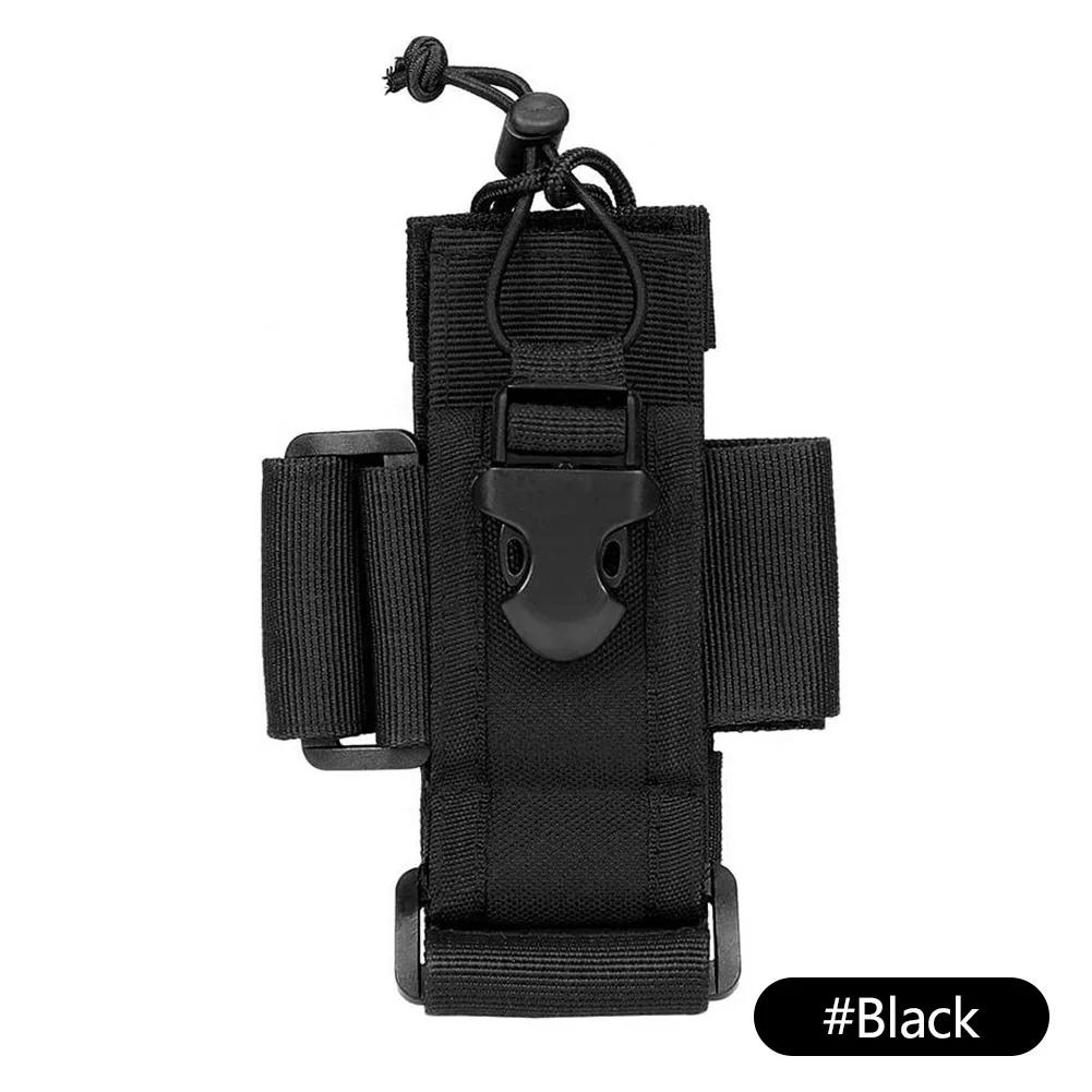 1000D Nylon Tactical Pouch Radio Walkie Talkie Holder Bag Belt Pack Hunting Accessories Magazine Pouch Outdoor Airsoft Equipment