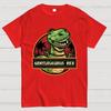 Gentlesaurus Rex Unisex 100% Cotton Summer Casual Cool Loose T-Shirt