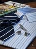 Tie Made in Brass Alligator Style [Tavarat] Pin, Men's, Japan, Striped, Regimental, (Silver)