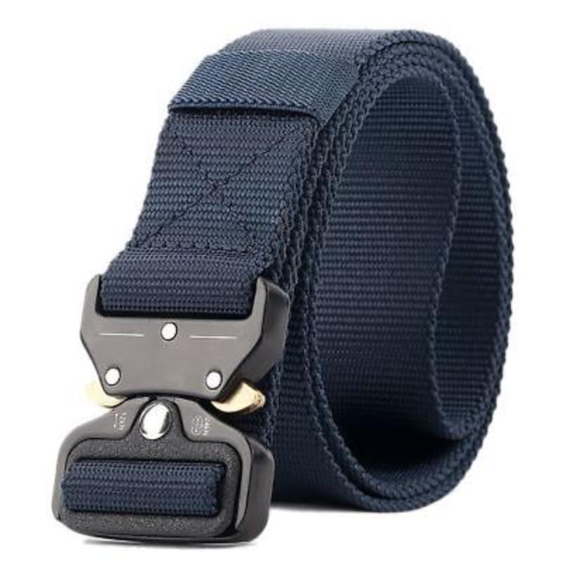 Adjustable Men Military Belt Buckle Combat Waistband Tactical Rescue Tool Rigger