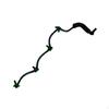 1574JK Sturdy Attachment Fuel Injector Leak Off Return Pipe for Citroen