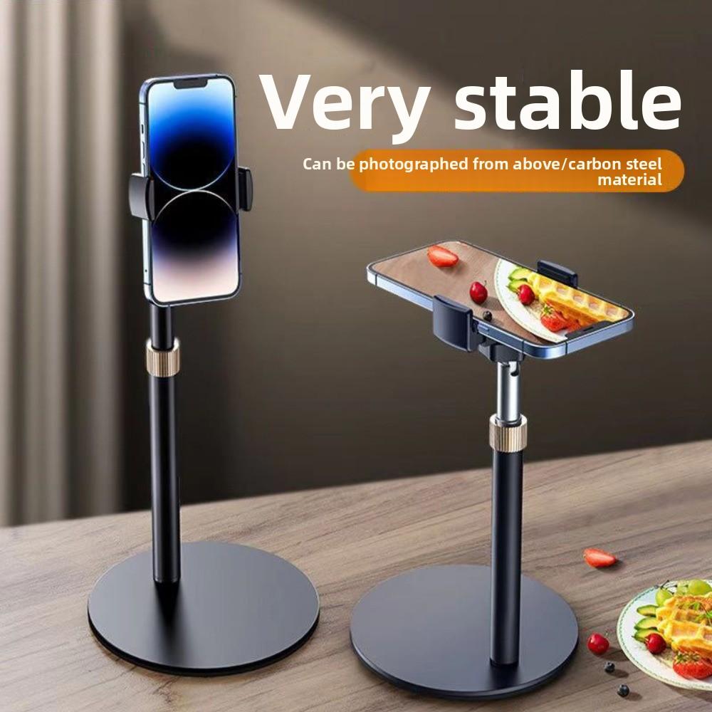Stable Base Desktop Phone Holder Adjustable Height Mobile Phone Bracket Live Learning