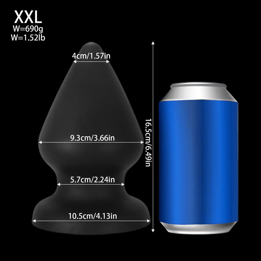 Liquid Silicone Oversized Anal Plug For Men And Women  SM Fist Anal Expansion Device Adult Sex Toy