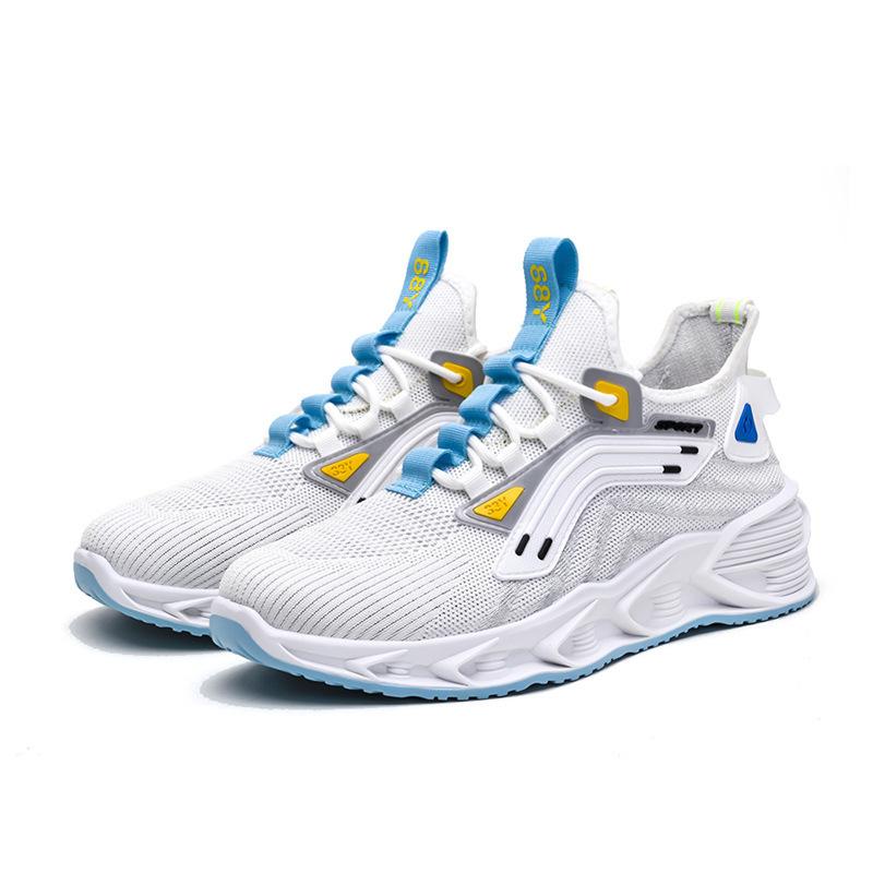 Męskie Sneakersy Oddychające Flyknit Męskie Buty Modne Rekreacyjne Wygodne Oddychające Buty Studenckie