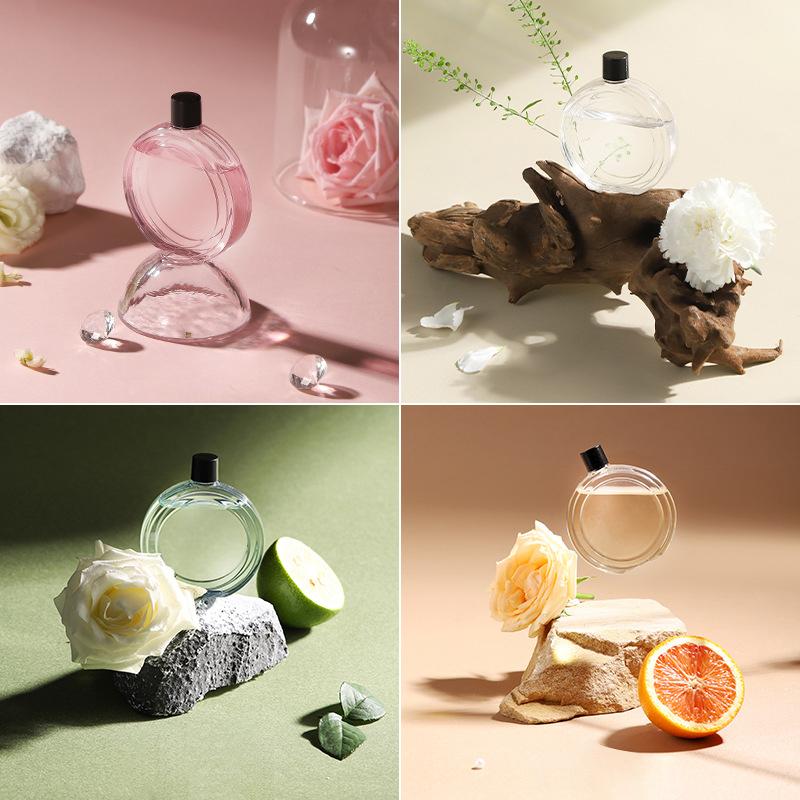 Cute Round Humidifier Aromatherapy Machine with LED Light Long-lasting Fragrance Aroma Diffuser Essential Oi Home Desktop Decor
