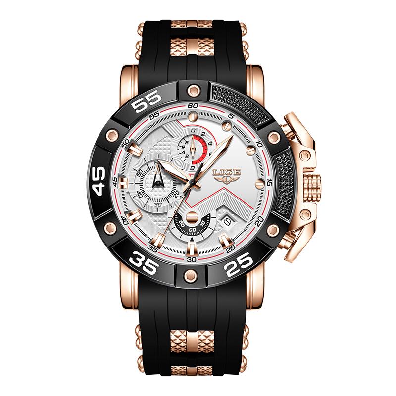LIGE Fashion Mens Watches Sports Watch Waterproof Luminous Quartz Watch Men's sports Watch man watch luxury reloj hombre