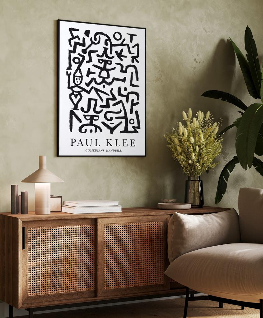 Poster Paul Klee Black and White