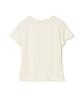 MILLO WOMEN Motif Short Sleeve T-Shirt [Pale Yellow]