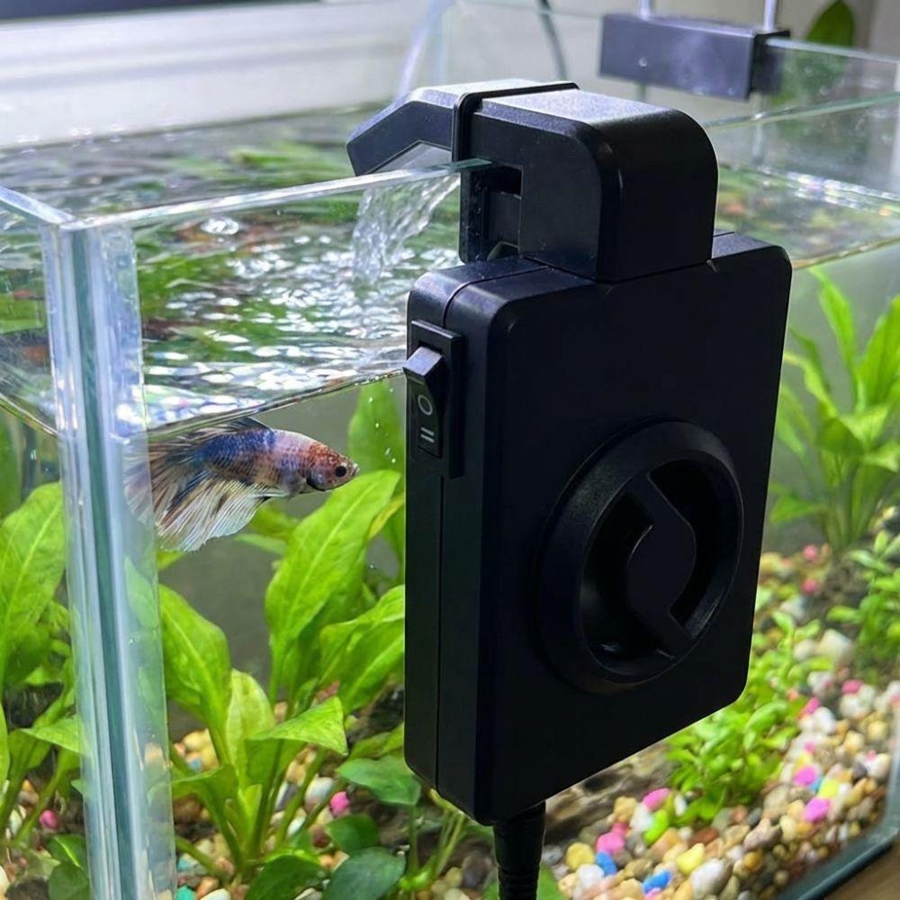 Wall-Mounted Aquarium Cooling Fan Low Noise Adjustable Speed Clip-on Fish Tank Fan Energy Saving Fast Cooling