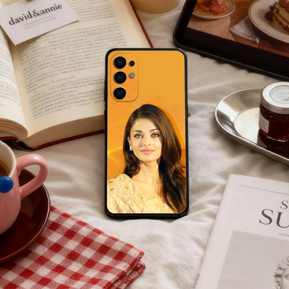 

A-Aishwarya Rai Phone Case For Samsung S 25,24,23,22,30,21,10,9,Ultra,Plus,Lite,FE,4,5 G Soft Black Case Samsung S20ULTRA5G