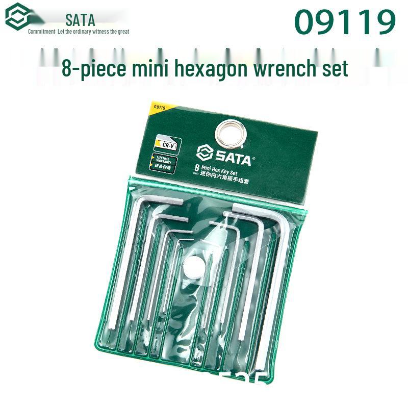 Sata 8-Piece Mini Metric Hex Key Set (Model 09119)