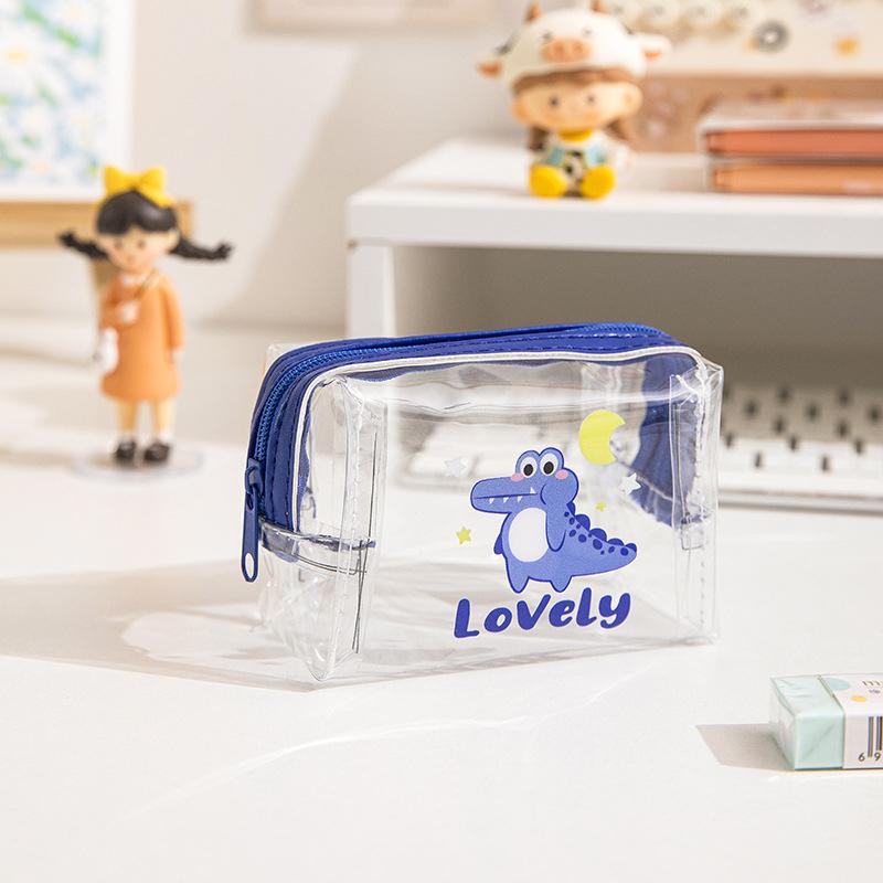 Kreslená mini mincová taška na sluchátka, digitální taška, přenosná úložná taška, vodotěsná průhledná kabelka, dárky