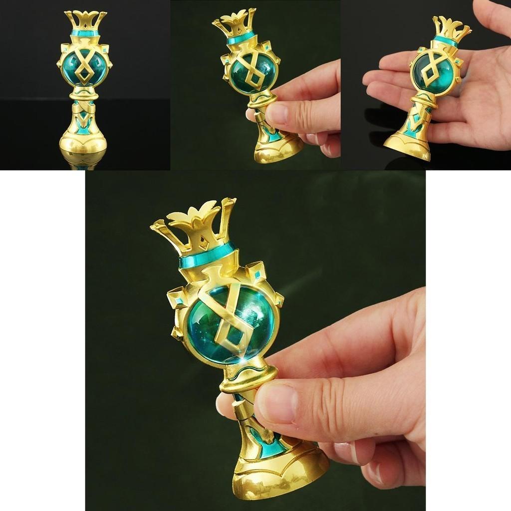 Genshin Impact Venti Barbatos Gnosi Metal Anemo Heart Of God Cosplay Prop Gift