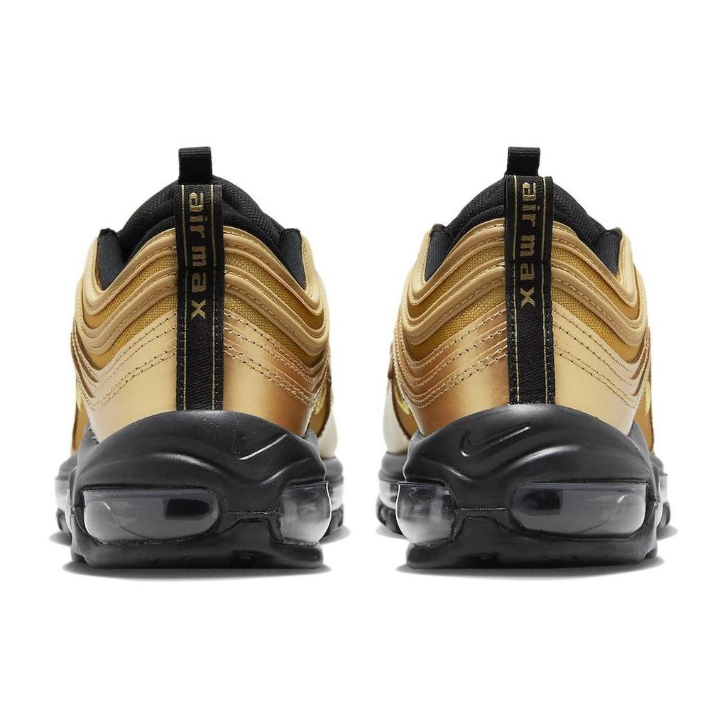 Nike Air Max 97 Wheat Gold Women Sneakers Black Metallic-Gold DX0137-700