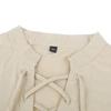 Frühling Herbst Langarm Baumwolle Leinen Strickjacke Herrenhemd Poloshirts Herren
