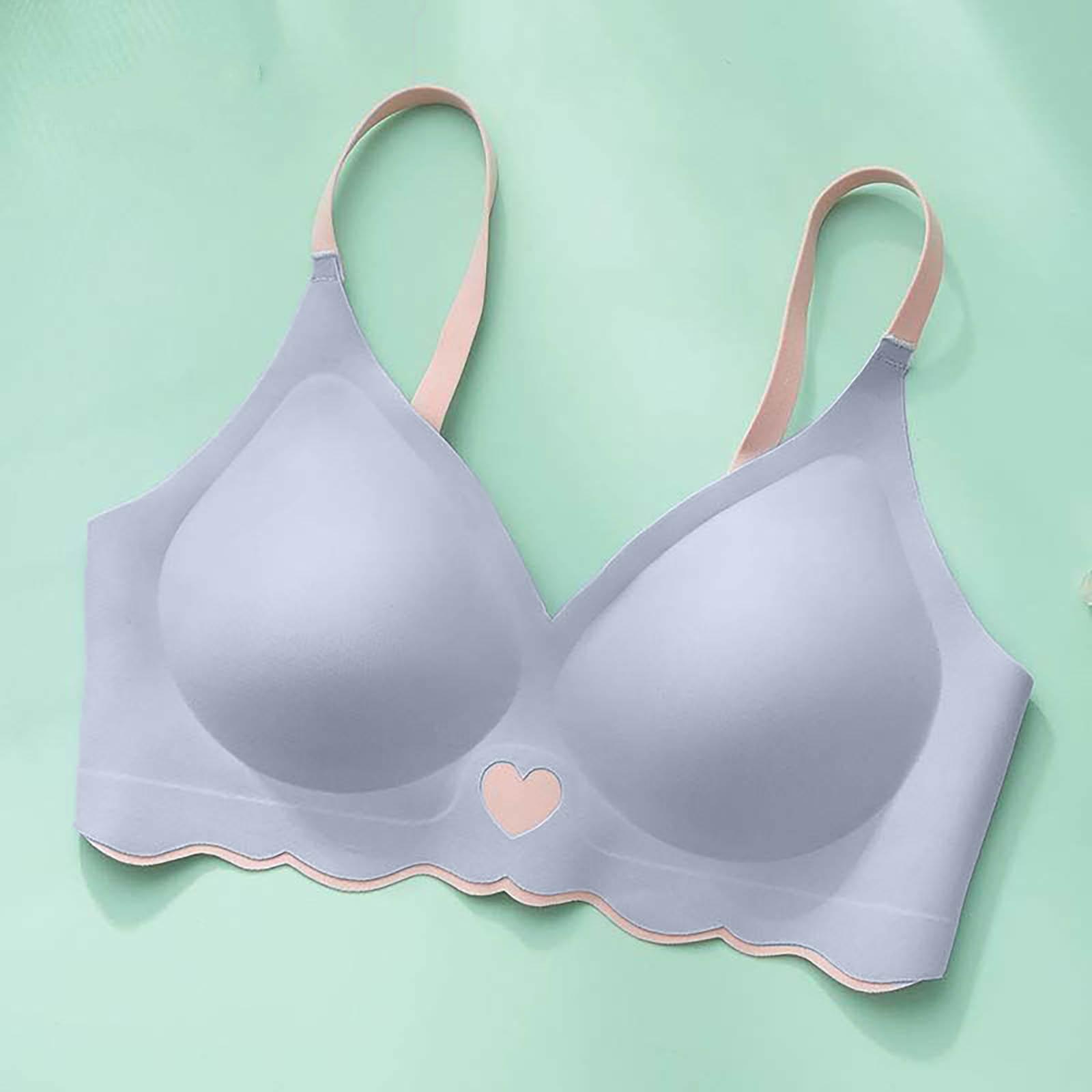 

Безшовна літня тонка жіноча білизна Push-up L синій