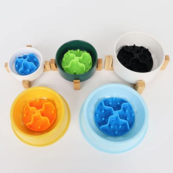 Silicone Slow Food Pad Prevent Choking Promote Healthy Eating Suction Cup Soft Licking Mat for Cats