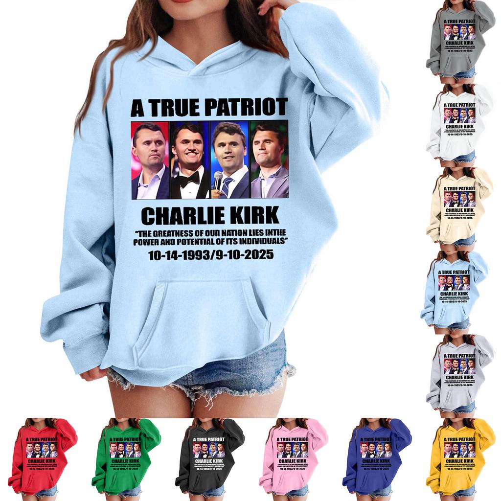 Kids' Fashion Printed Pullover Casual Long-Sleeve Crewneck Hoodie Top