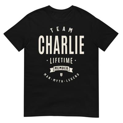 Team Charlie Lifetime Member Funny Name Charlie TShirt