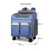 Extra-Large Capacity Breathable Pet Trolley & Backpack: Foldable, Dual-Use Carrier for Outings