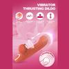 1pcs Thrusting Vibrator Sex Toy for 3 In 1 Thrusting Dildo Clitoral Stimulator G Spot Vibrator Adult Toy with 7 Thrusting 5 Tapping 10 Vibrating Modes