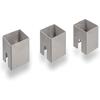 Pack of 3 Grill Spacers Grilling Plate Rack Stainless Steel Texture Suitable for Fire Plate and Grill Barrel Distance