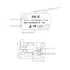 HiSport Micro Limit Switch V-152-1C25 - Compatible with Arduino, Momentary Short Straight Hinge Lever Arm SPDT Snap Action Type 10 PCS