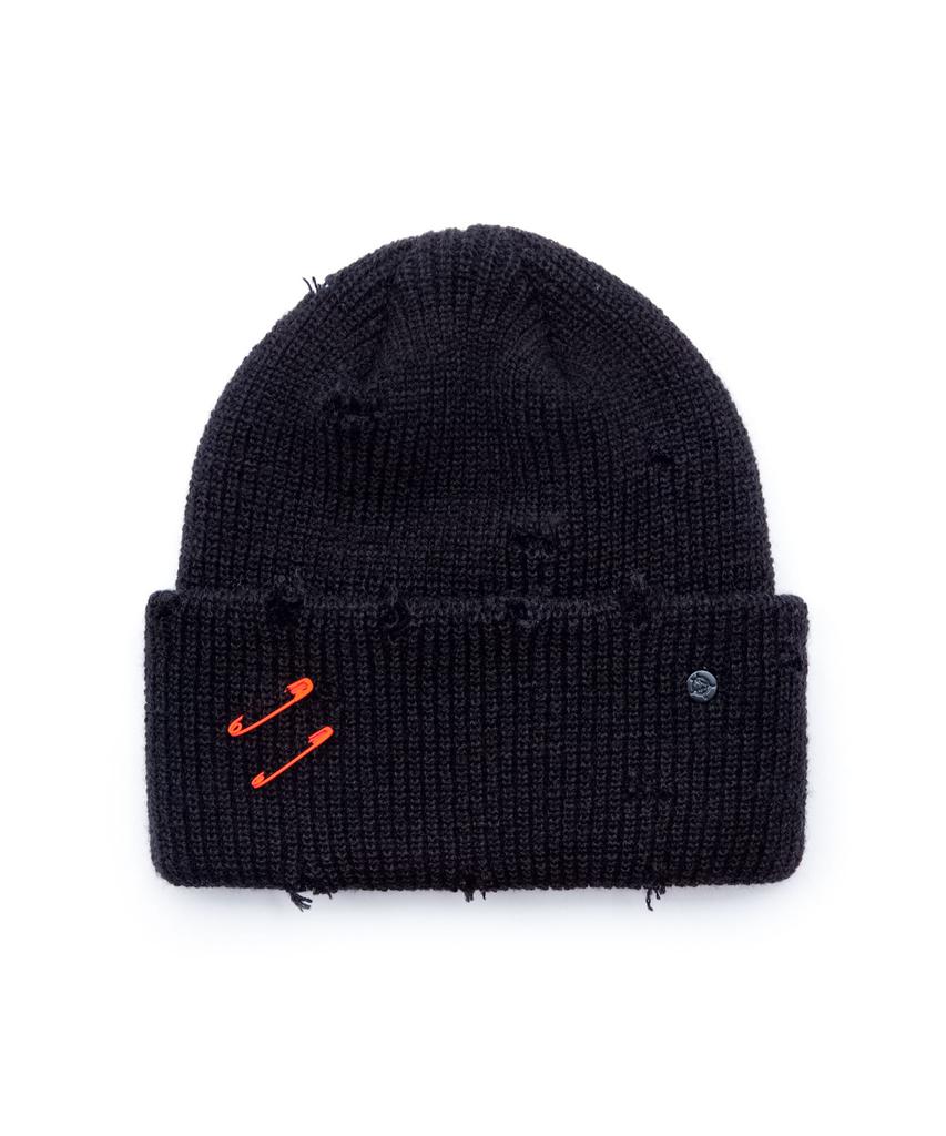 BLACKBLOND Vividi Ript Custom Long Beanie (Black)