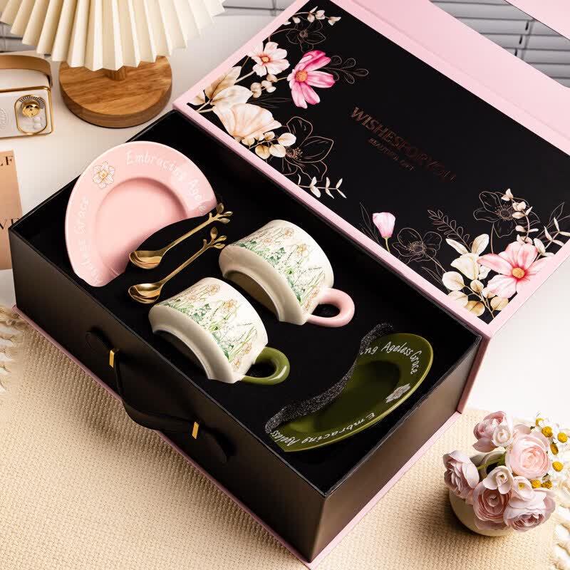 Elegant Coffee Cup & Saucer Gift Set