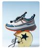 Happy Bear Kids' Lightweight Breathable Running Shoes - Elastic Closure for Boys & Girls, Trendy for Spring & Autumn.