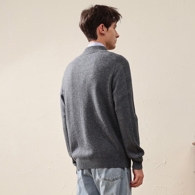 Men's Thick Wool Zipper Cardigan