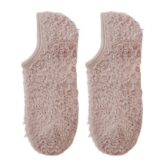 1 Paar Bodensocken Schweißabsorbierend Rutschfest Hochelastische Bündchen Flanellsocken Winter Indoor Warme Knöchelsocken Schuhwerk