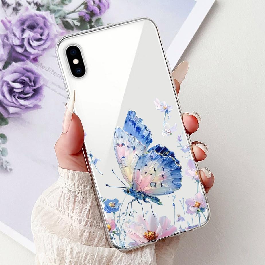 For Apple iPhone X XR XS Max Case New Luxury Painted Cover Soft Slim Phone case For iPhone XS Max iPhoneX iPhoneXR Fundas Bumper